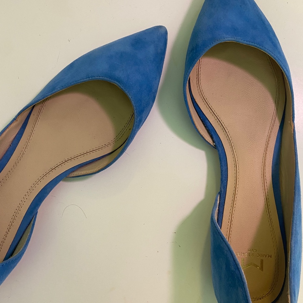 Suede flats